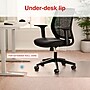 Staples Office Chair Mat, Clear Floor Mats with Lip, Low-Pile Carpets, Extended Under-Desk Coverage, 48 x 36 Inch, Smooth Glide~#|#~D6CDCBB5-BCCC-4332-B4BF319FF434B15F_sc7