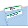 Avery Easy Peel Laser/Inkjet File Folder Labels, 2/3" x 3-7/16", White/Green, 252 Labels/Pack (5203)~#|#~D6D14F95-BEF9-44FC-9BE71B1B8E4B6F8D_sc7