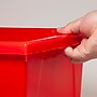 Storex Polypropylene/PP 4 Gallon Classroom Storage Bin, 7.9" x 11.3" x 13.6", Red, 3/Bundle (STX61452U06C-3)~#|#~D6D27FA3-12C6-4C09-B40DB7A131735DAC_sc7
