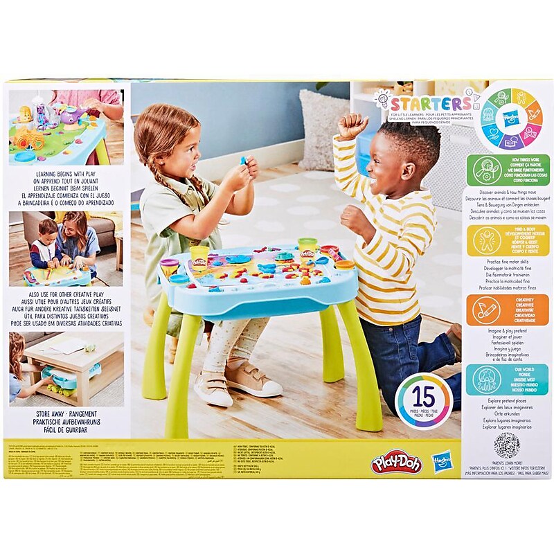 Hasbro Play-Doh All-in-One Creativity Starter Station Activity Table, Assorted Colors (F6927) image 1