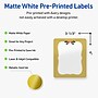 Avery Rectangle Multipurpose Labels, 4" x 3-1/3", White, 40/Pack (19479370470)~#|#~D6D8B74B-3D3C-44C6-BE8D6BD1C11F7C5A_sc7