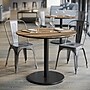 Flash Furniture TopGuard 36" Round Wood Dining Table with Round Base, Natural/Black Base (STRD36NATTR24)~#|#~D6DB8F00-3520-4B02-9DC4BED8803ADDD2_sc7
