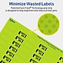 Avery Laser/Inkjet Multipurpose Decorative Edge Labels, 0.5" x 2.5", Bright Green, 1800/Pack (94749)~#|#~D6DD0507-906E-46DA-BA8319ABAD847E10_sc7