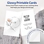 Avery Integrated Cards, 5" x 7", Glossy White, 100/Box (95348)~#|#~D6DE925D-AEAE-4BD4-948B396AAA12A8DE_sc7