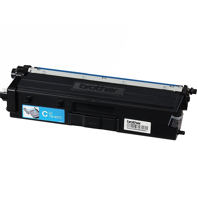 Brother 437 Cyan Ultra High Yield Toner Cartridge, Prints Up to 8,000 Pages (TN437C) image 1