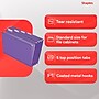 Staples Hanging File Folders, 1/5-Cut Tab, Letter Size, Purple, 25/Box (ST419200-CC)~#|#~D6DFED8B-7D47-4A90-A914D6CC9B90C439_sc7