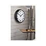 Infinity Instruments Wall Clock, 10.75"Dia. (20296BK-WH)~#|#~D6E0D7CD-A896-4497-922B622BB3500096_sc7