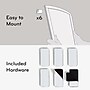 U Brands MOD Magnetic Dry Erase Whiteboard, 20" x 16" (381U00-01)~#|#~D6E1F8E7-BA66-40B5-BB0BDEEAFCFC80AF_sc7