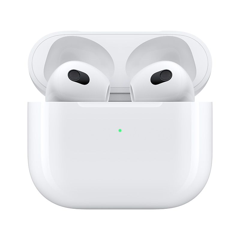 Apple Airpods 3rd Generation Wireless Active Noise Canceling Earbuds, Bluetooth, White (MPNY3LL/A) image 1
