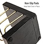 Mind Reader Wood Decorative Basket Bookends, 5"H, Black (BOOKBASK2-BLK)~#|#~D6E3A88D-1BA0-473C-B1D834FAB0DDF55B_sc7