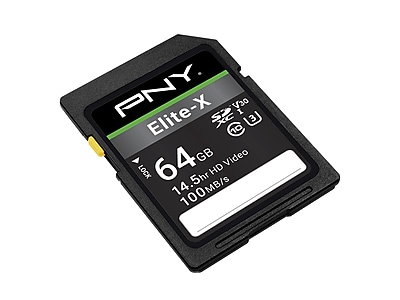 PNY Elite-X 64GB SDXC Memory Card