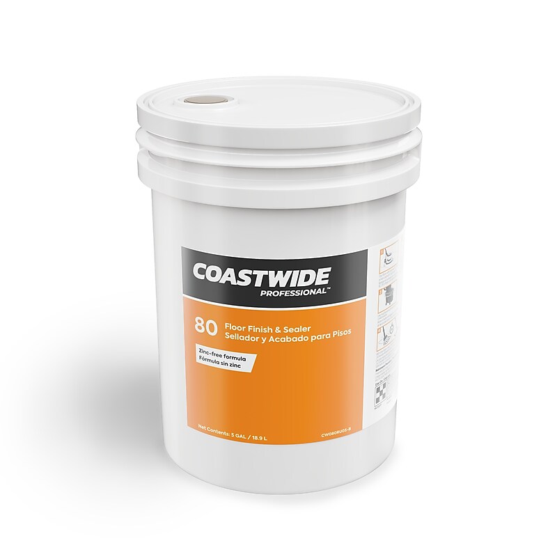Coastwide Professional™ 80 Floor Finish and Sealer, 5 gal./18.9L (CW800005-A) image 1