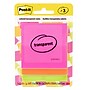 Post-it Transparent Sticky Notes, 2.8" x 2.8", Assorted Colors, 36 Sheets/Pad, 3 Pads/Pack (600-3COL)~#|#~D6F6FE82-E2CE-4C66-AFC9274D3E60D201_sc7