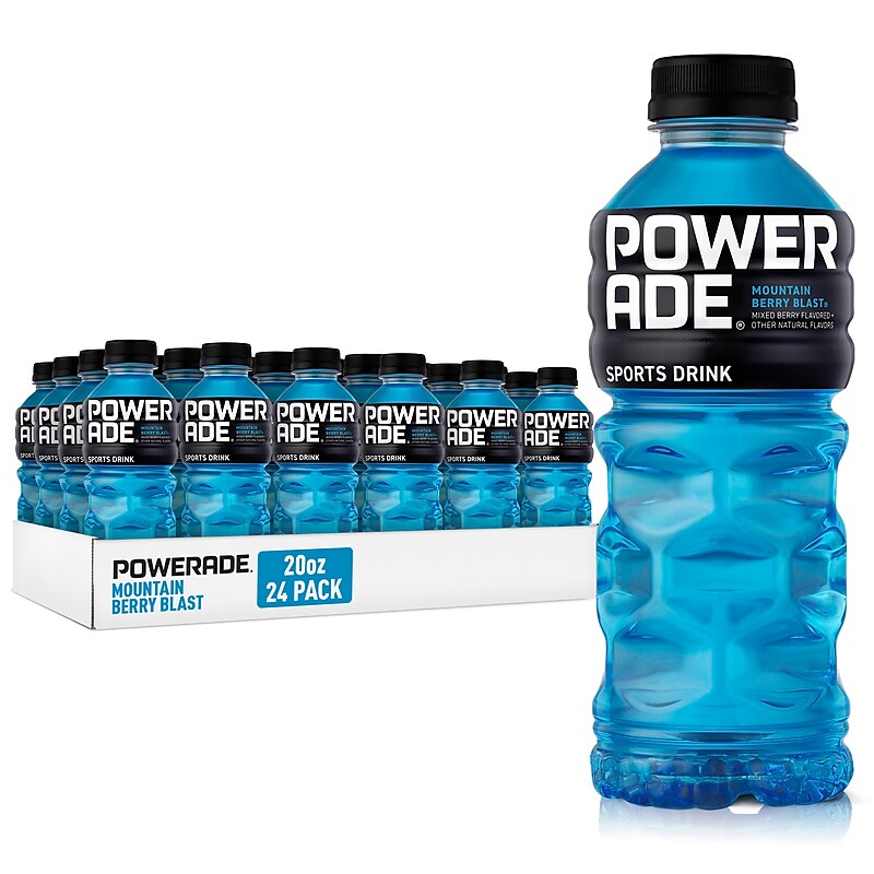 Powerade Mountain Berry Blast Sports Drink, 20 oz., 24/Carton (00049000007909) image 1