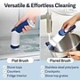 Casabella Power Spin Handheld Electric Scrubber, White/Blue (8501069)~#|#~D6F81D0F-9295-4740-AD16C7739CF82804_sc7