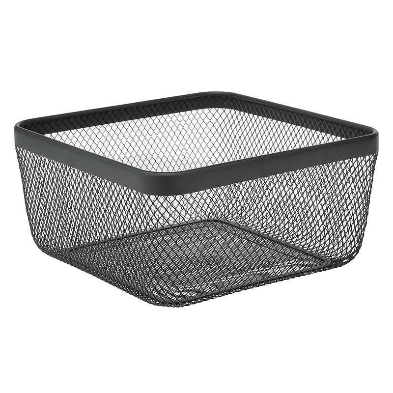 mDesign Steel Organizer, Matte Black (25951) image 1
