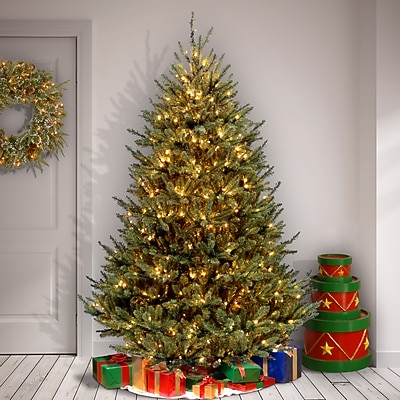 National Tree Company 7.5' Pre-Lit Natural Fraser Fir Artificial Christmas Tree - Thumbnail 3
