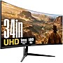Westinghouse Ultrawide 34" Curved WQHD 180Hz LED AMD FreeSync Gaming Monitor, Built-In Speaker, Black (WC34BX6250)~#|#~D6FBCE00-6FDB-4C8A-98EA215FB228DEC9_sc7
