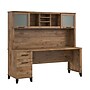 Bush Home Somerset 72" W Office Desk with Drawers and Hutch, Fresh Walnut (SET018FW)~#|#~D701E591-043B-4AFC-828267C5504304B5_sc7