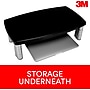 3M Adjustable Monitor Stand, Up to 40 lbs., Black (MS90B)~#|#~D703ABD8-229B-4F02-ACF3D2419DD31B4B_sc7