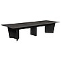 Regency Array 144"W x 48"D Conference Table with Grommet, Ash Grey/Black (ACT14448AGBK)~#|#~D70CA643-D463-475D-A7E155FD92EEB658_sc7
