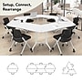 Bush Business Furniture Synergy 72"W Trapezoid Shaped Conference Table, White (SGD172WH)~#|#~D710878C-E979-40B0-B48EEF382381977D_sc7