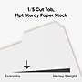Smead Blank Dividers, 5-Tab, White, 20 Sets/Box (89415)~#|#~D71110B5-8837-4FE5-B8C04BC6F5D58FFC_sc7