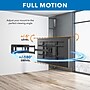 Mount-It! Full Motion TV Wall Mount with Extra Long Extension for 40" to 80" TVs, up to 121 lbs., Black (MI-397)~#|#~D7132BFC-C5ED-4B1C-818BC0F15BCCE6B4_sc7