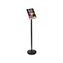 Azar Sign Holder, 9.75" x 46.5", Freestanding, Black, Plastic (300356-BLK)~#|#~D7244900-0B94-4559-97D421A01C18D874_sc7