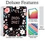 2026-2027 Excello Brands 8.5" x 11" Academic Weekly & Monthly Planner, Paperboard Cover, Black Floral Pink (NAY27-DLX-06)~#|#~D726817C-1B53-4B94-871EDFADAFDB47E4_sc7