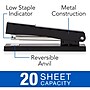 Swingline Desktop Stapler, 20-Sheet Capacity, Black (40501)~#|#~D72BA30E-635A-4324-8D95EC8186A23D2D_sc7