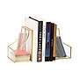 Mind Reader Metal Terrarium Bookends, 6.25", Gold (GLBOOK2-GLD)~#|#~D72FA2A9-0789-4BEA-838824812387196B_sc7