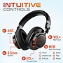 Delton M201 Wireless Active Noise Canceling Over-Ear Headphones, Bluetooth, Black (DHBM201)~#|#~D7365798-79C0-498A-A149C8503E056C7F_sc7