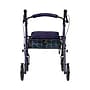 Medline Basic Steel Folding Rollator, Universal, Navy (MDS868SKNM) ~#|#~D739CF87-9F25-4628-BA43966341056BE8_sc7