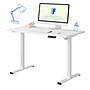 FlexiSpot ET155E 47"W Electric Rectangular Adjustable Standing Desk, White (ET155W-4824W)~#|#~D73A8DBB-2B88-4F00-8AFAC6505A6980BE_sc7