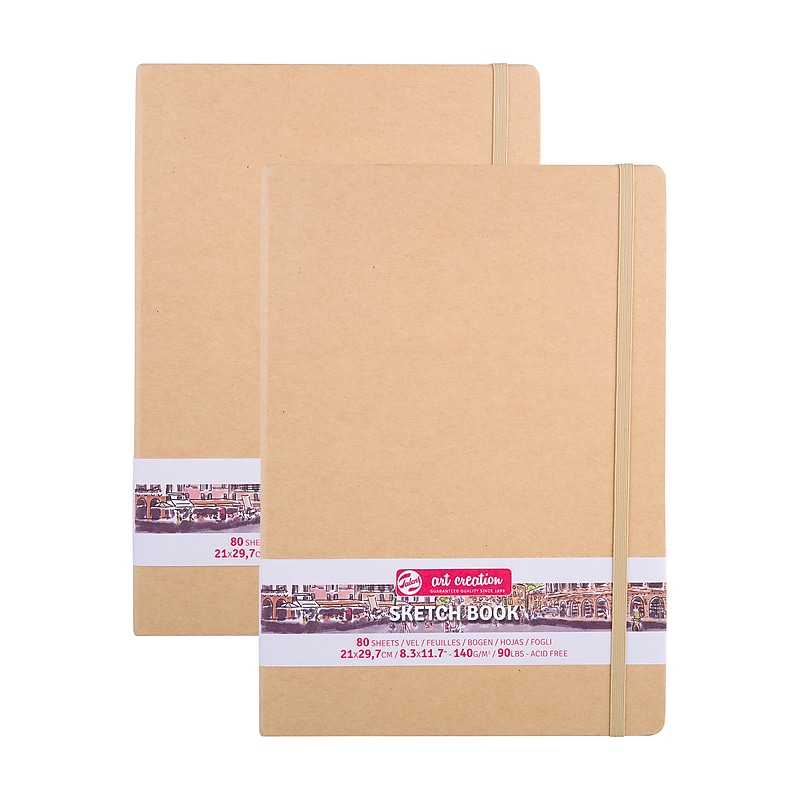 Talens Art Creation 8.3" x 11.7" Sketch Book, 80 Sheets/Book, 2/Bundle (TLN9314433M-2) image 1