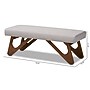 Baxton Studio Rika Fabric Bench, Greyish Beige (158-9778-HiT)~#|#~D740C373-A193-4F0E-AAEA03221CAC0CFD_sc7