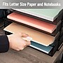Mind Reader Metal Side Loading Stackable Letter Tray, Letter Size, Black (DSTACK4-BLK)~#|#~D7473388-236F-4319-810285A9B698D0B4_sc7