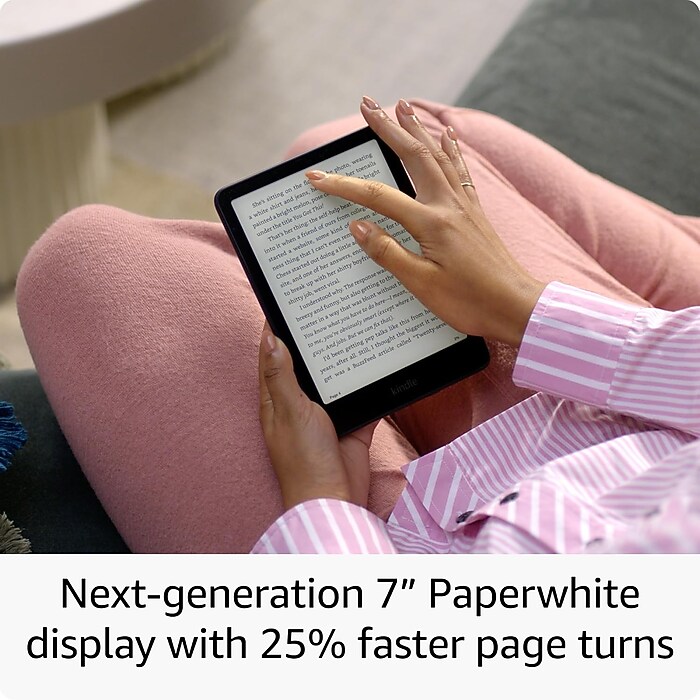 Amazon Kindle Paperwhite Signature Edition 7” Waterproof E-Reader