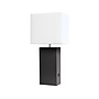 Lalia Home Lexington Table Lamp, Brown Faux Leather (LHT-3012-BW)~#|#~D74B4BDB-5F96-49A5-AECD7F8B3EB3189E_sc7