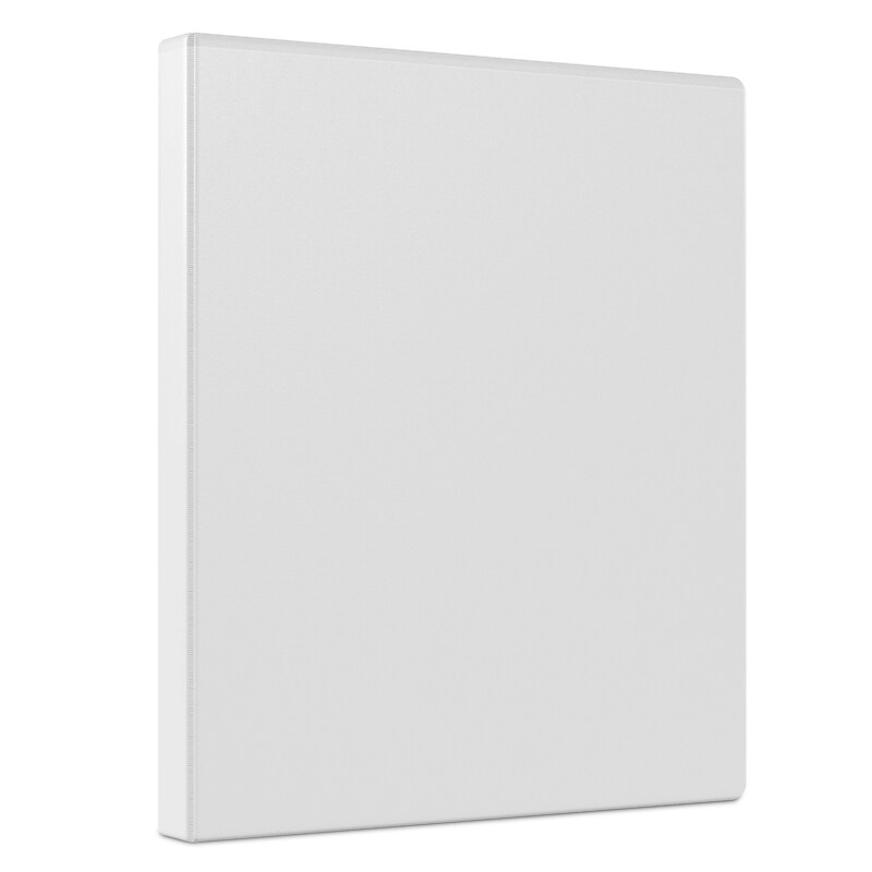 Staples 1/2" 3-Ring View Binders, White, 12/Pack (23740/21682) image 1