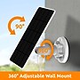 Toucan 3-Watt Solar Charger for Wireless Security Camera S4 9.8' Charging Cable, White (TNTWSCSPS4)~#|#~D757CB33-3B2F-4AFE-9A66045832FB0D68_sc7