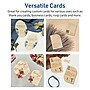 Avery Leaf Integrated Cards, Matte Kraft Brown, 100/Pack (19479398969)~#|#~D75B47A9-6C1B-4904-86DBC616F7DFFEE3_sc7