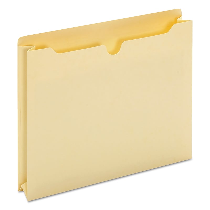 Universal Economical File Jacket, 2" Expansion, Letter Size, Manila, 50/Box (UNV76300) image 1