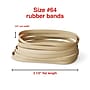 Staples Economy #64 Rubber Bands, 3-1/2" x 1/4", 95/Pack (28611-CC)~#|#~D75C7F4C-5456-485D-92229CC14DA9D682_sc7