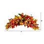 Nearly Natural 38" Autumn Maple Leaf Berry Artificial Swag (W1233)~#|#~D75C88FE-6B54-4902-A7013B505149B286_sc7