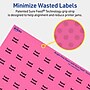Avery Laser/Inkjet Round Multipurpose Labels, 0.75" Dia., Bright Pink, 6400/Box (94504)~#|#~D75D0B31-8A75-4F63-99C312FFB94C9AA9_sc7