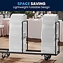 Flash Furniture HERCULES™ Plastic Armless Folding Chair With Fan Back, White, 40/Pack (40LEL4WHITE)~#|#~D75D776A-0D1A-4C93-8B62D237146F611F_sc7
