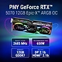 PNY NVIDIA GeForce RTX 5070 EPIC-X ARGB OC Triple Fan PCIe 5.0 12GB GDDR7 Gaming Graphics Card, 2325 MHz Core, Black~#|#~D75E92AA-05A8-4F5C-BC274517A5CD3260_sc7