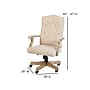 Flash Furniture Derrick Microfiber Swivel Executive Chair, Ivory (802IV)~#|#~D7603A35-E45A-485F-B387C36F112929A5_sc7